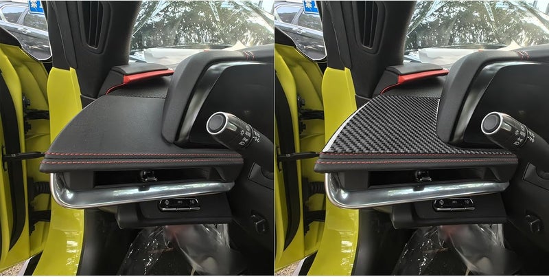 Edinstry Center Console Side Panel Trim Cover for Corvette C8 2020-2024, Left-Hand Driver Air Vent Upper Decorative Cover, Premium Dashboard Accessory - Image 3